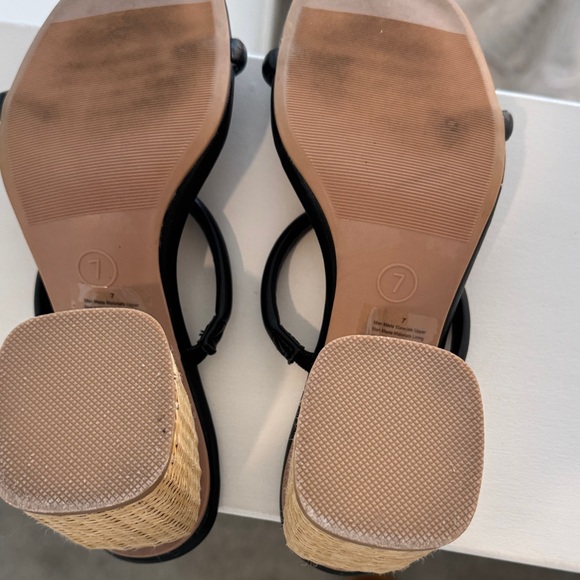 a new day Black and Tan Heeled Sandals - Picture 4 of 4